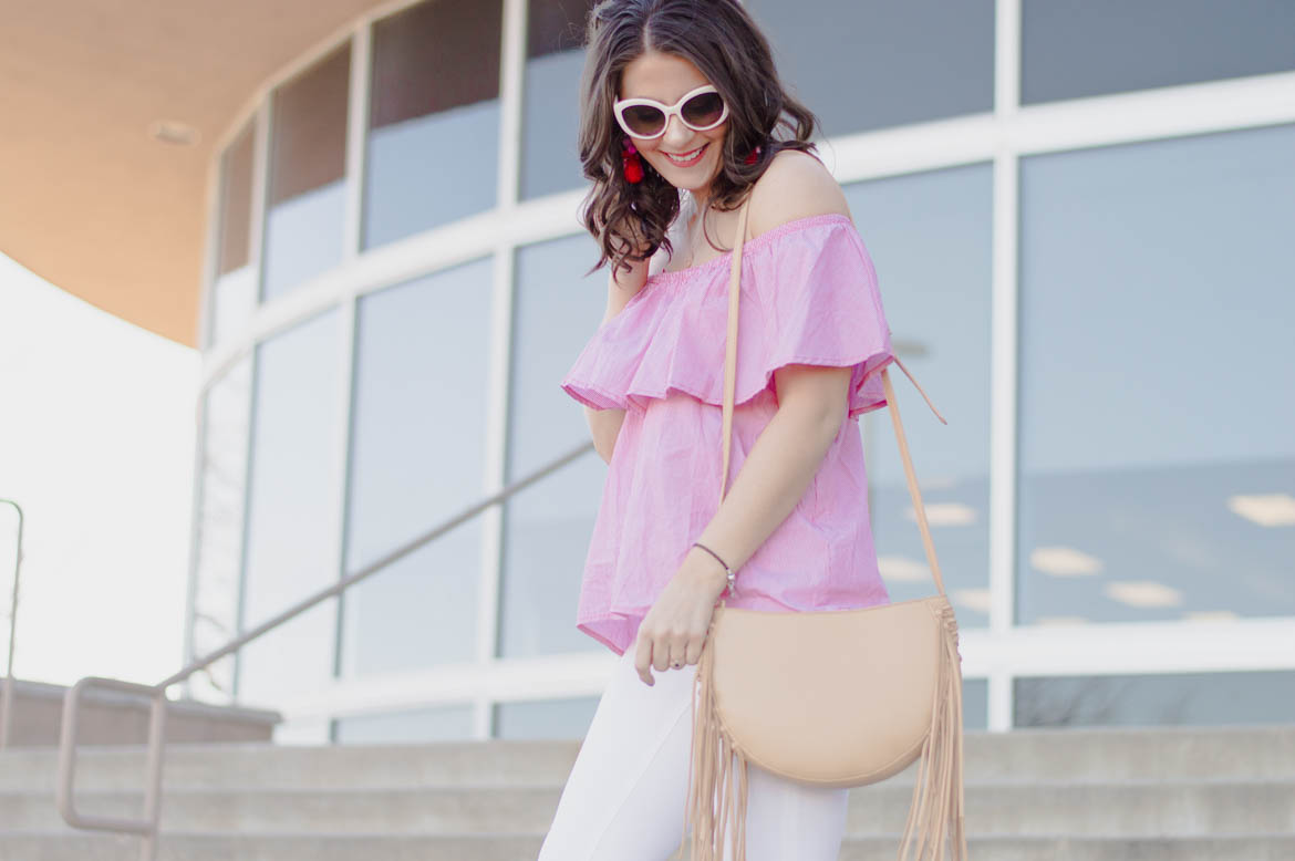 Ross off best sale the shoulder top